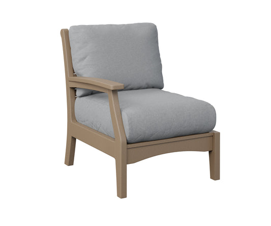 Classic Terrace Right Arm Sectional Club Chair